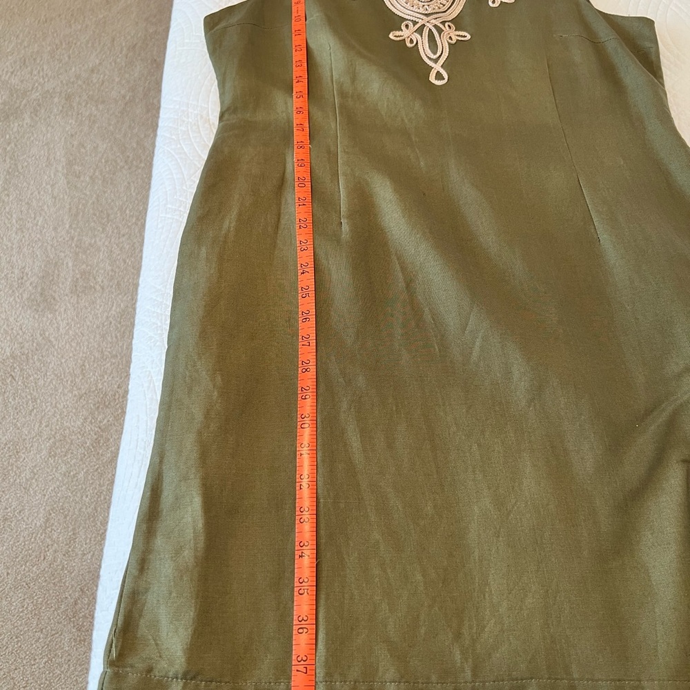 NWT! APPRAISAL Sleeveless Olive Fully-lined Sheath, SZ 16 - Picture 13 of 14